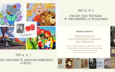 Kartka dla Marii Konopnickiej z okazji 180 rocznicy urodzin - podsumowanie wyzwania 18