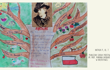 Kartka dla Marii Konopnickiej z okazji 180 rocznicy urodzin - podsumowanie wyzwania 19