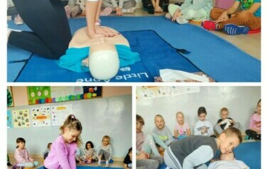 W klasie 1a odbyły się zajęcia z pierwszej pomocy przedmedycznej!  1