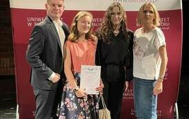 Sukces uczennicy z klasy 1LC 2