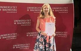 Sukces uczennicy z klasy 1LC 5