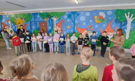 Zdjęcie do Laureaci Szkolnego Konkursu Matematycznego w kl. 2 i 3 SP