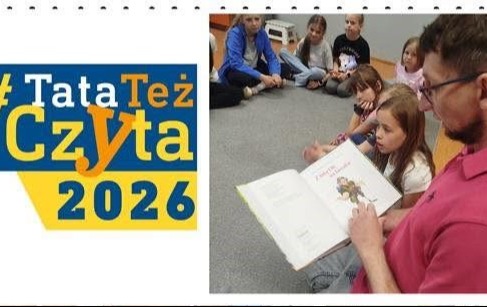 Zdjęcie do Og&oacute;lnopolska kampania Tata też czyta! &nbsp;